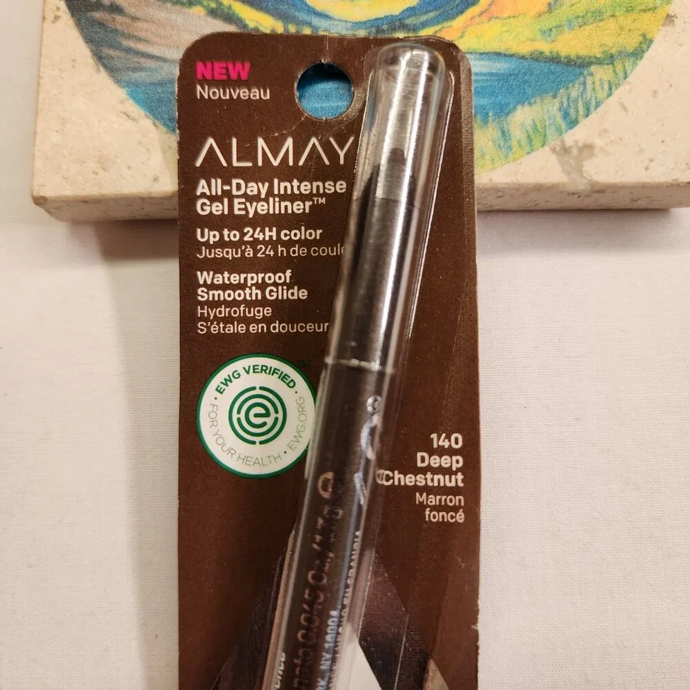 Almay All-Day Intense Gel Eyeliner Pencil, Waterproof - #140 Deep Chestnut